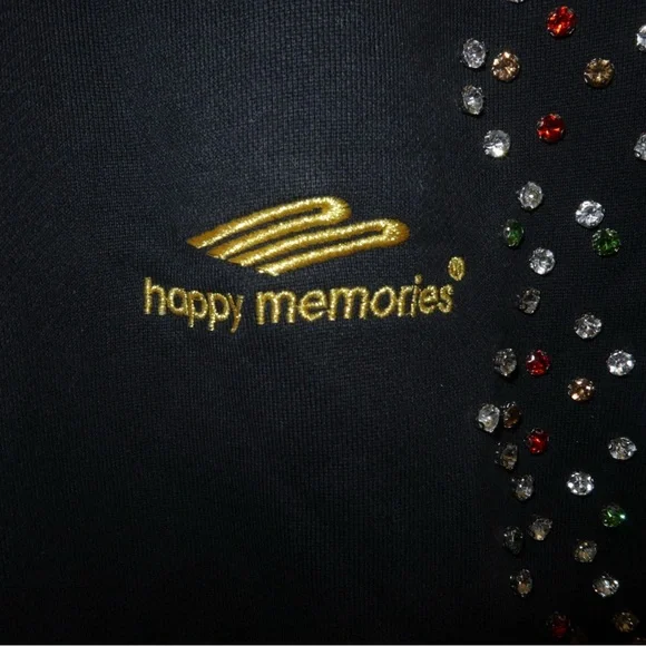 Happy Memories Don’t Die with Colorful Jewel Accents(Hmdd crystal sweats)